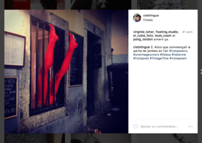 2. alors que commençait la partie de jambes en l’air.