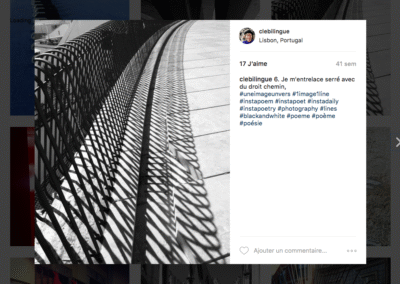 6. je m'entrelace serré avec du droit chemin