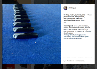 8. pour ruminer encore, encore encore encore encore, encore encore en croire en cœur, anc(o)re encreur encore en chœur : la mémoire dans le corps