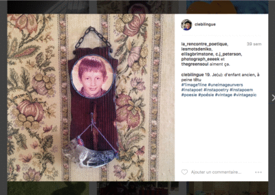 19. Je(u) : d'enfant ancien, à peine têtu