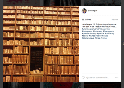 25. Et je ne te parle pas de l'air iodé ni de l’odeur des vieux livres…