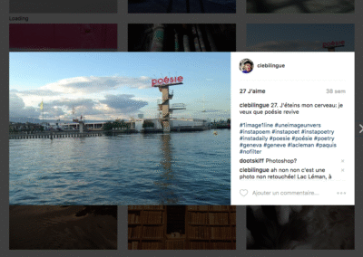 27. J’éteins mon cerveau : je veux que poésie revive,